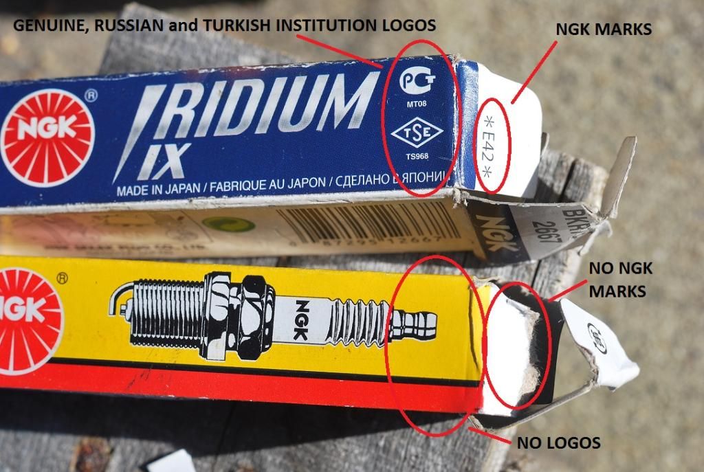 BWARE, counterfeit spark plugs, online sellers Pocketbike Forum